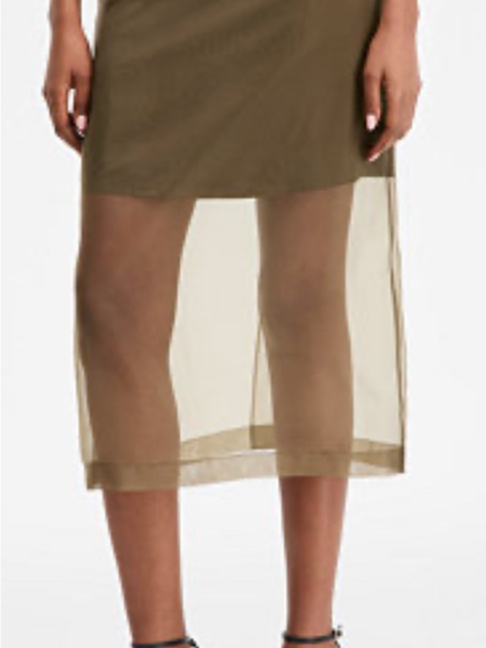 This item is the I.N.C. International Concepts Sheer-Hem Midi Skirt